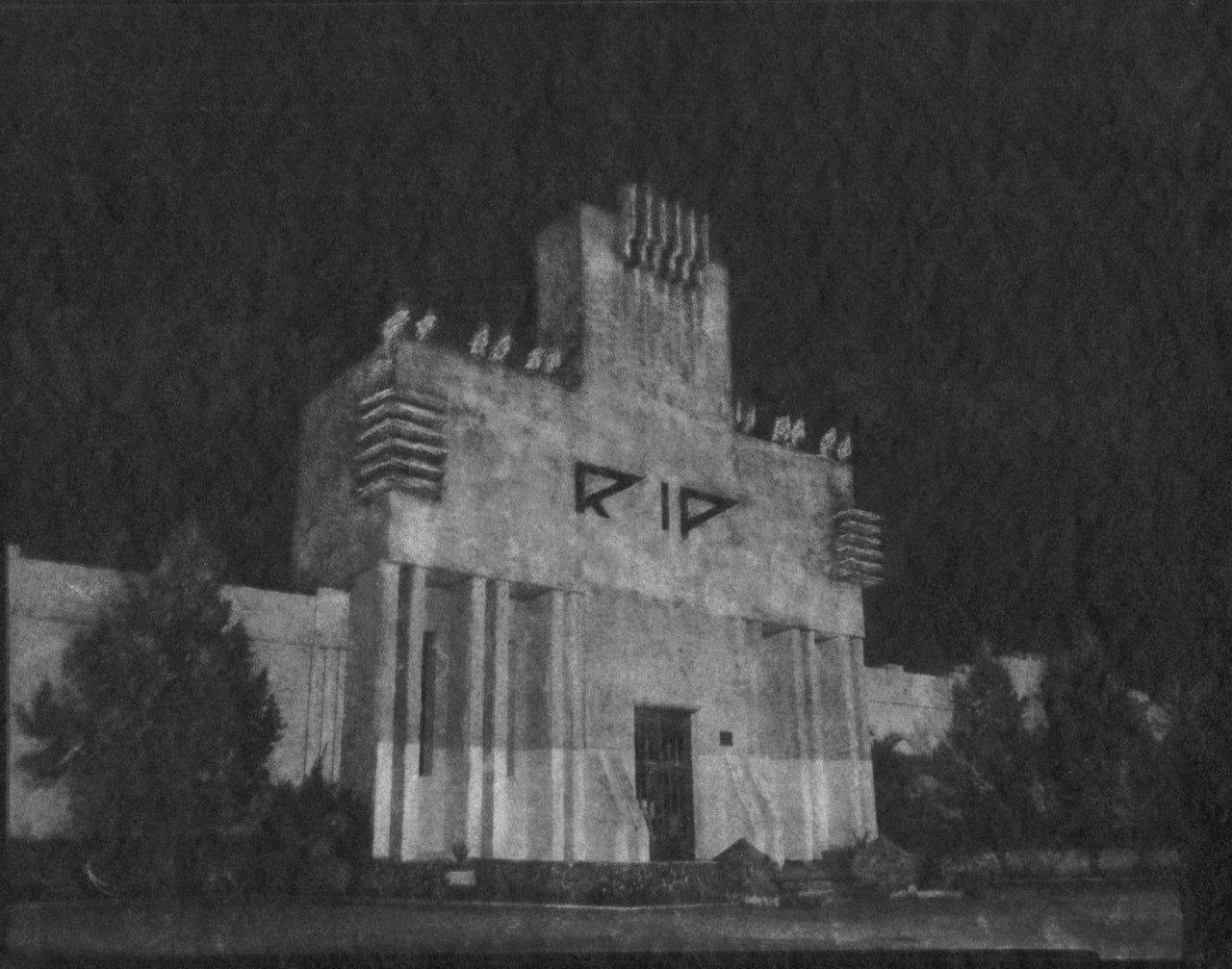 Esteban Pastorino Diaz Black and White Photograph - Cementerio Balcarce, from Salamone