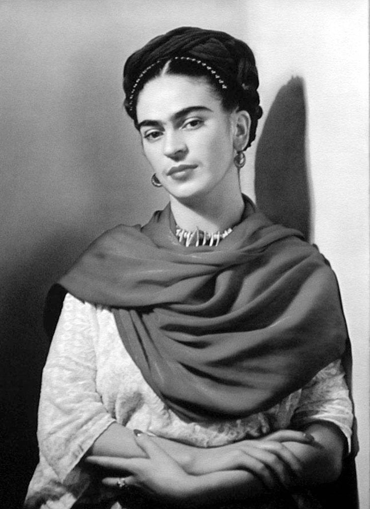 Nickolas Muray Black and White Photograph - Frida Kahlo