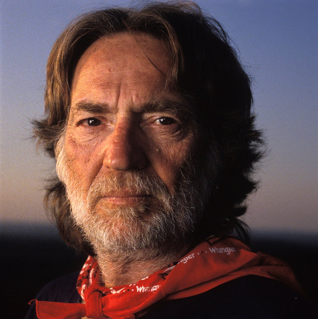 Color Photograph Michael O'Brien - Willie Nelson, Spicewood, Texas