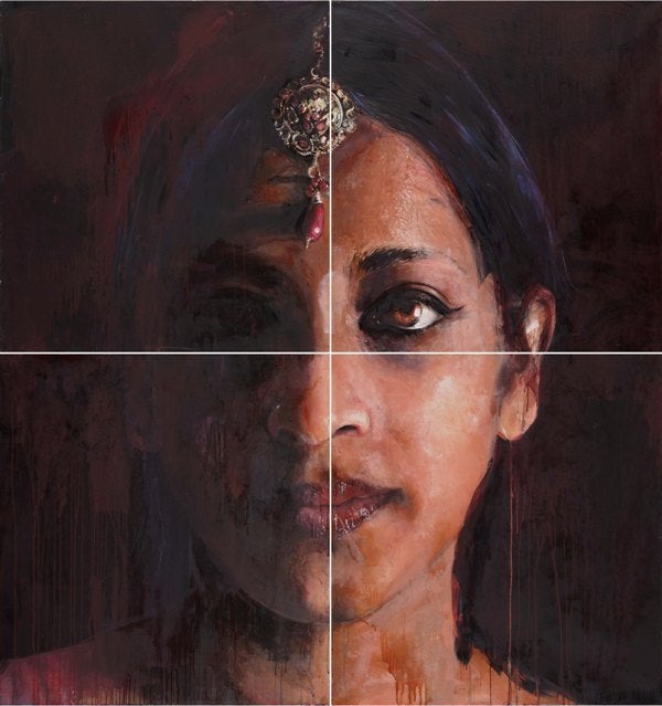 Figurative Painting Roberta Coni - Sri Lanka