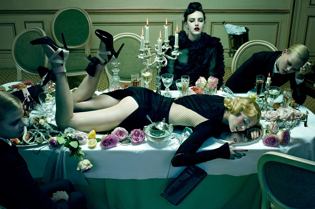 Miles Aldridge Figurative Photograph - Dinner Party #5