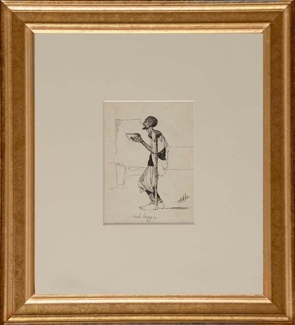 Edward Hopper Figurative Art - Arab Beggar