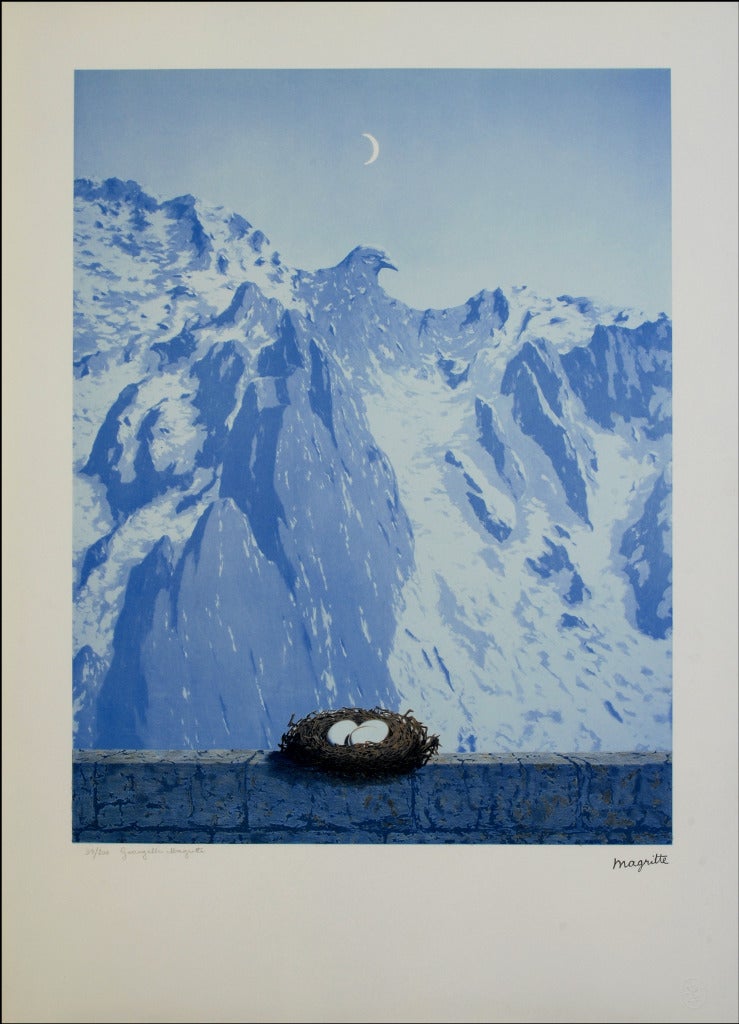 René Magritte Landscape Print - Le Domain D'Arnheim
