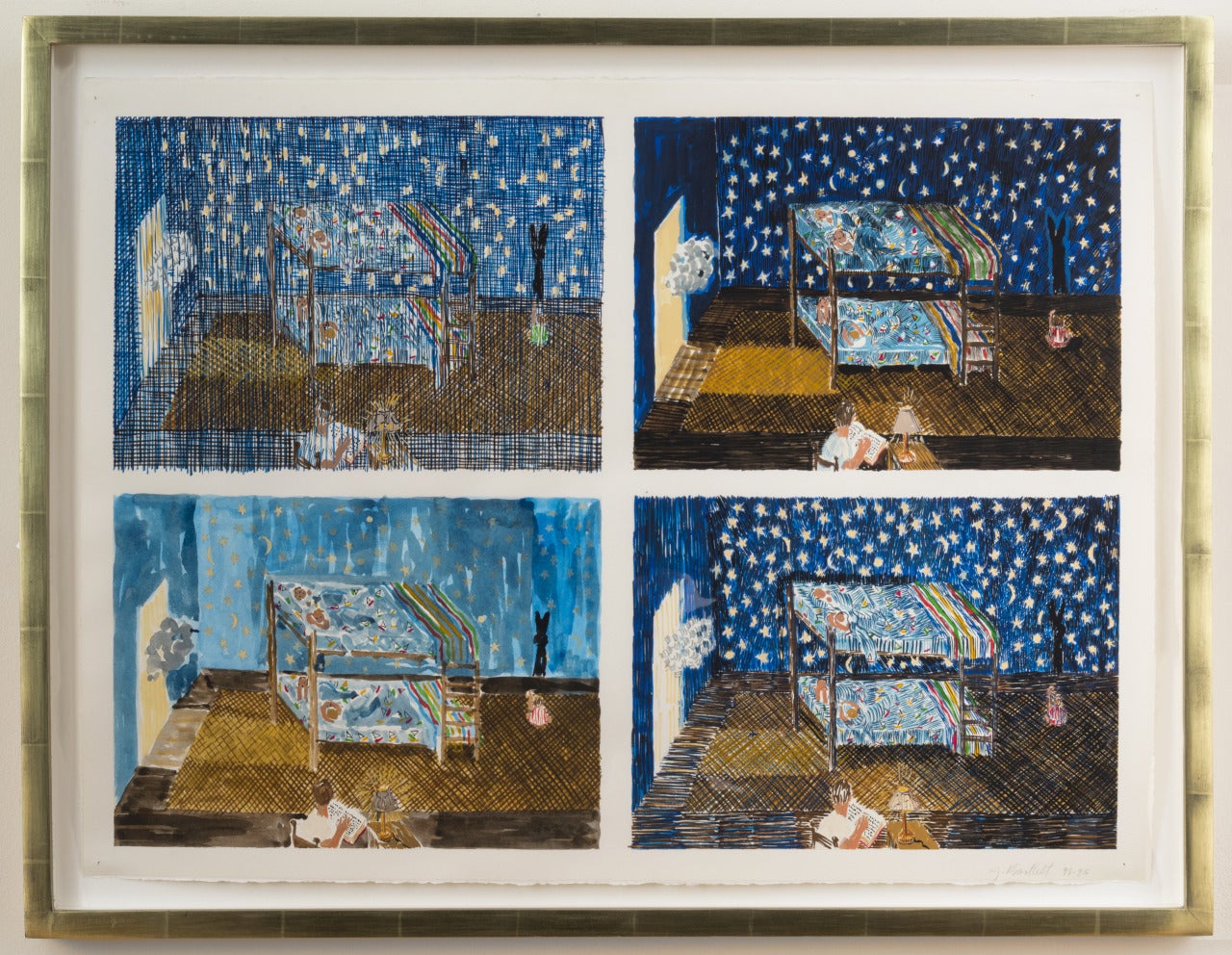 Earth Bedtime - Painting by Jennifer Bartlett