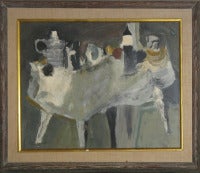 Still Life with Whites and Greys