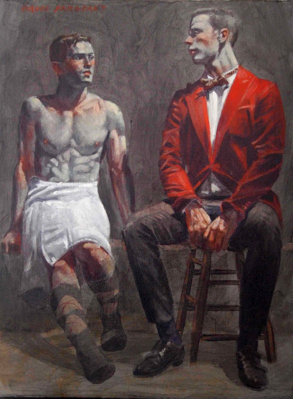 Mark Beard Red Jacket at 1stDibs