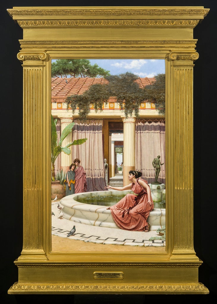John William Godward Landscape Painting - Innocent Amusements