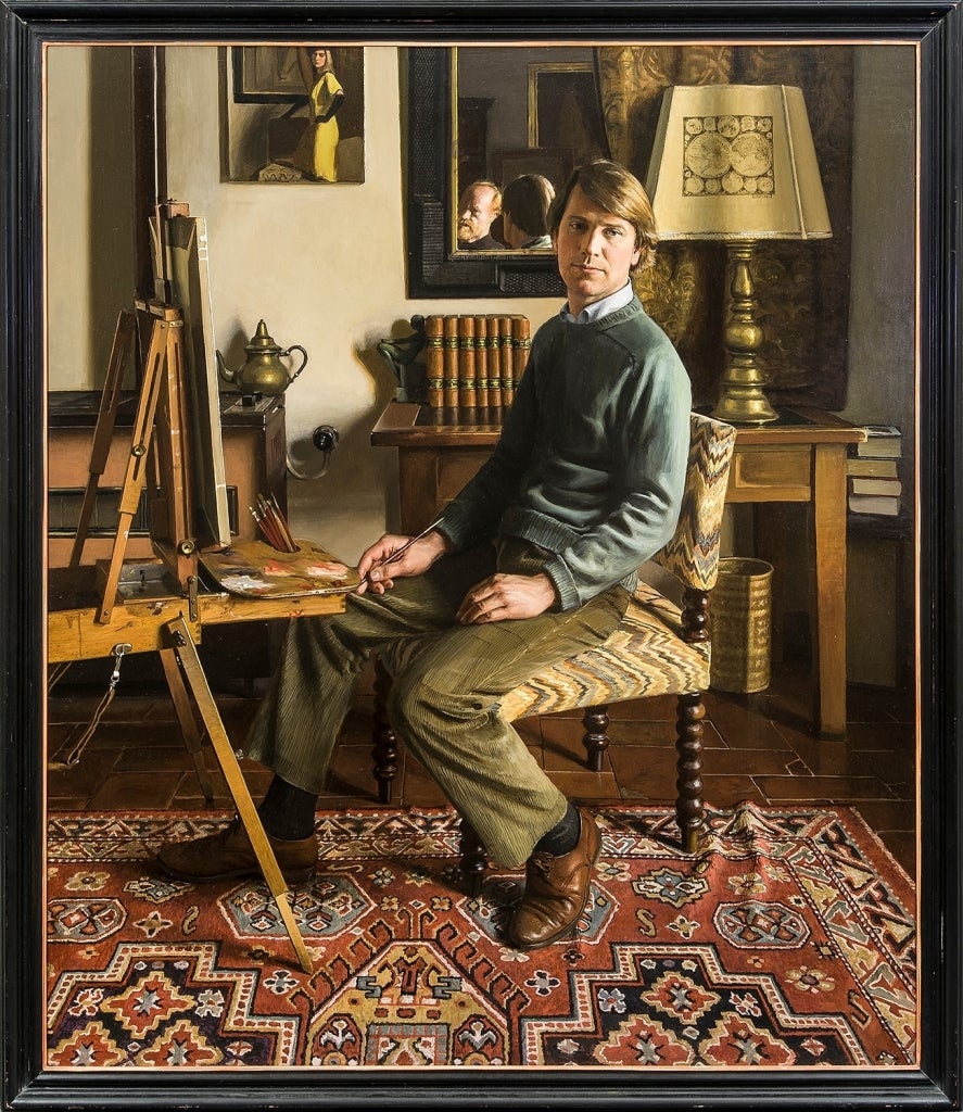 Richard Maury Figurative Painting - Charles Cecil
