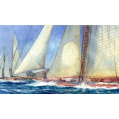 Les Voiles de St. Tropez, Altair & Mariquita Close-hauled 4