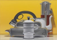 Ice Crusher, Coffee Pot, Waffle Iron and Tea Kettle