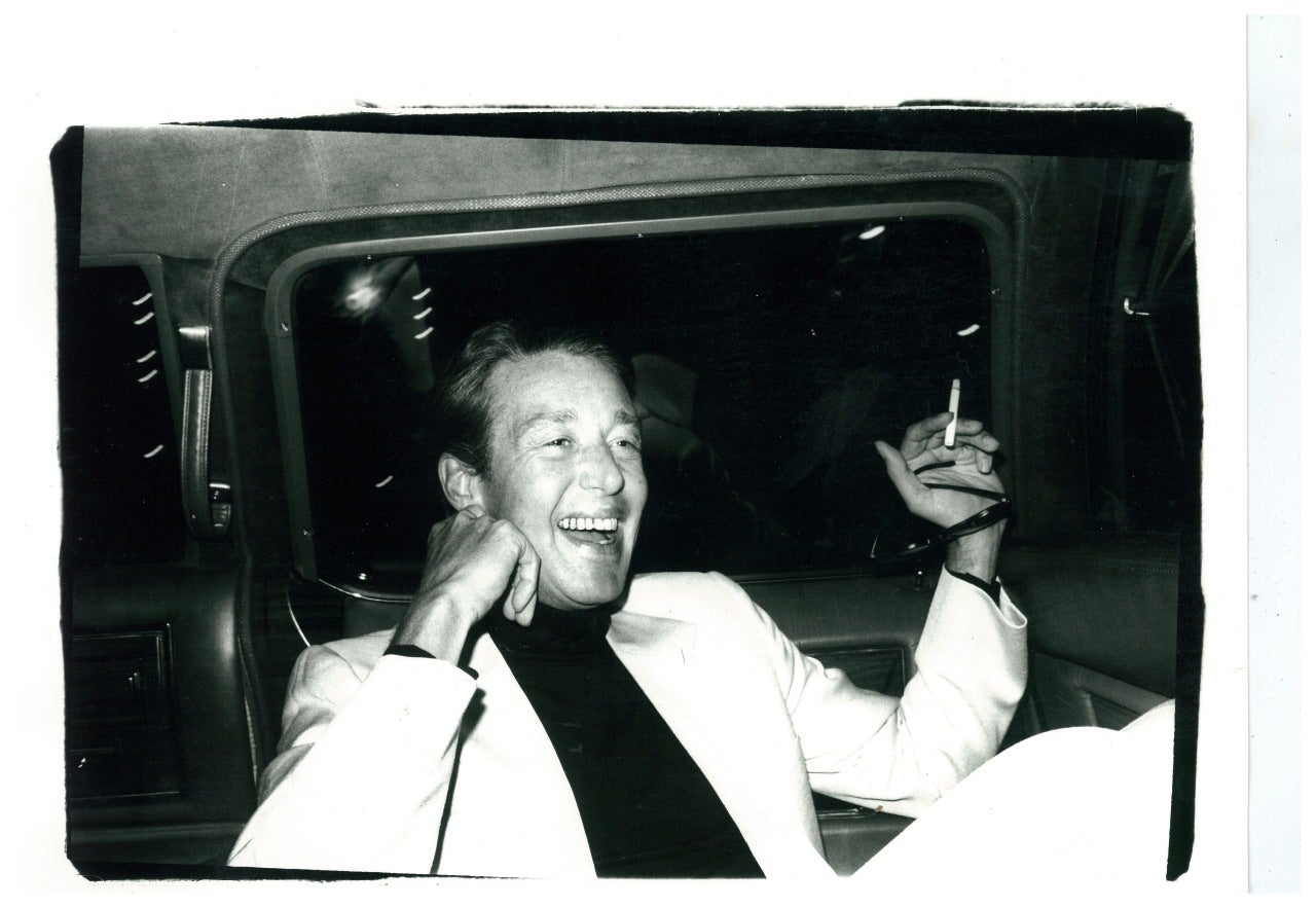 Andy Warhol Black and White Photograph - Halston