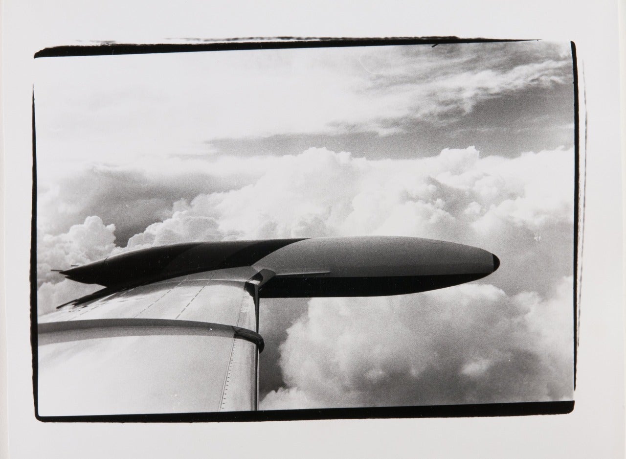 Andy Warhol Black and White Photograph - Learjet Aerial View