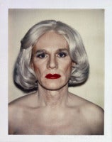 Andy Warhol Self Portrait in Drag
