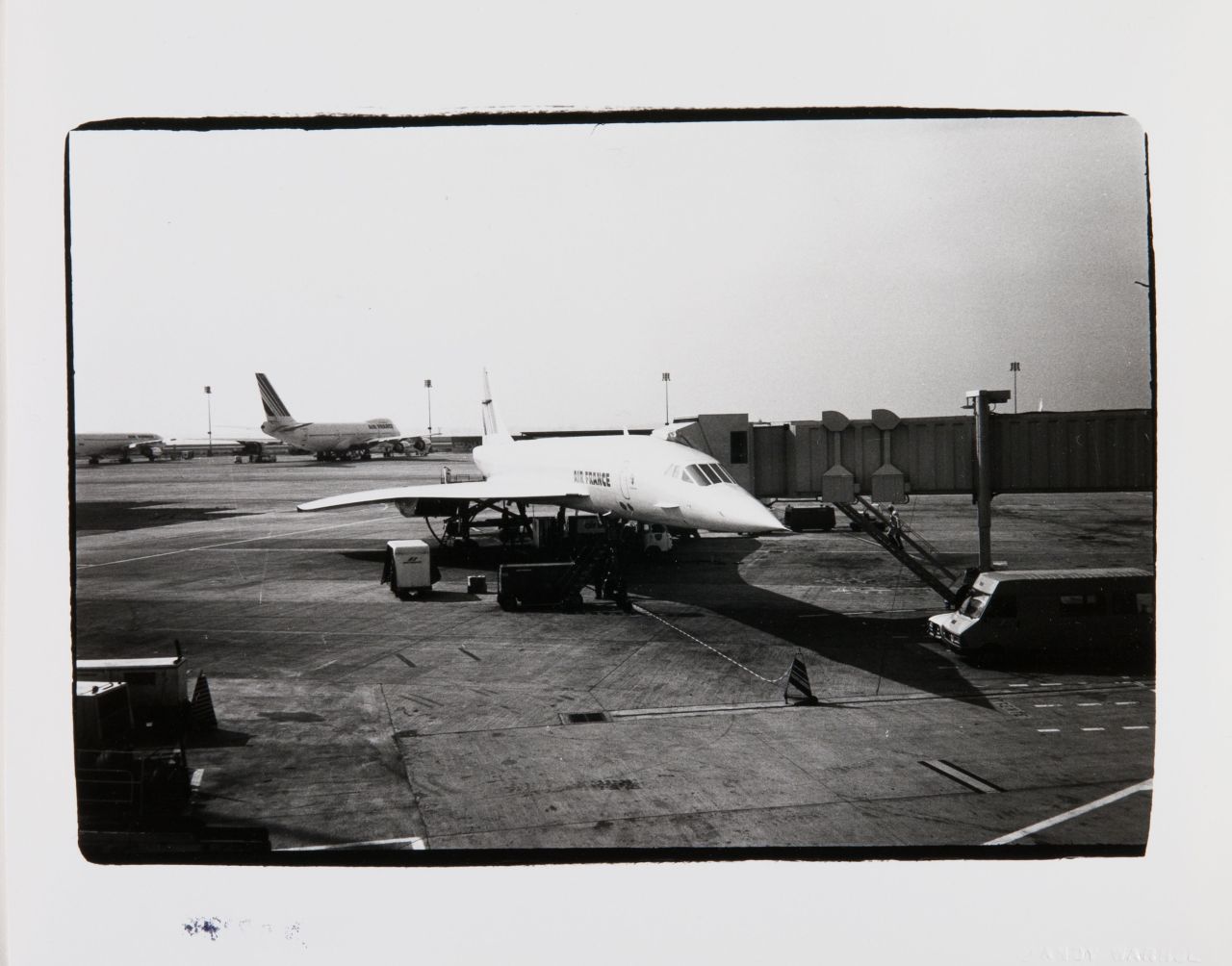 Andy Warhol Black and White Photograph - Concorde