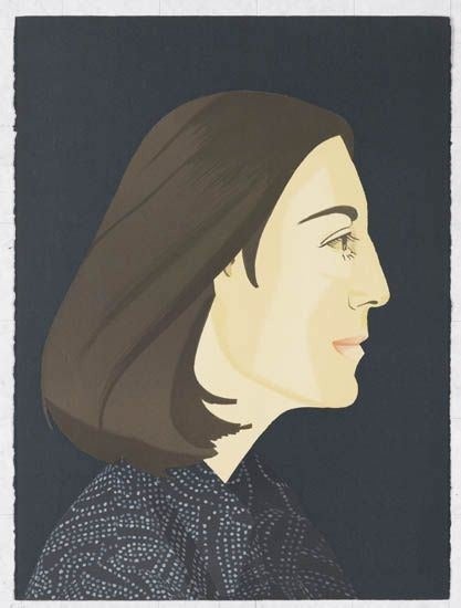 Alex Katz Figurative Print - Ada Four Times (4)