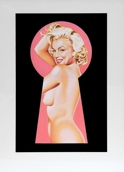 Peek a Boo Marilyn 1 - Print by Mel Ramos