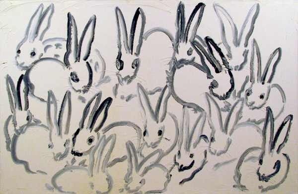 Hunt Slonem Animal Painting - Hutch