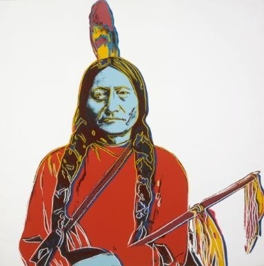 Sitting Bull - Print by Andy Warhol