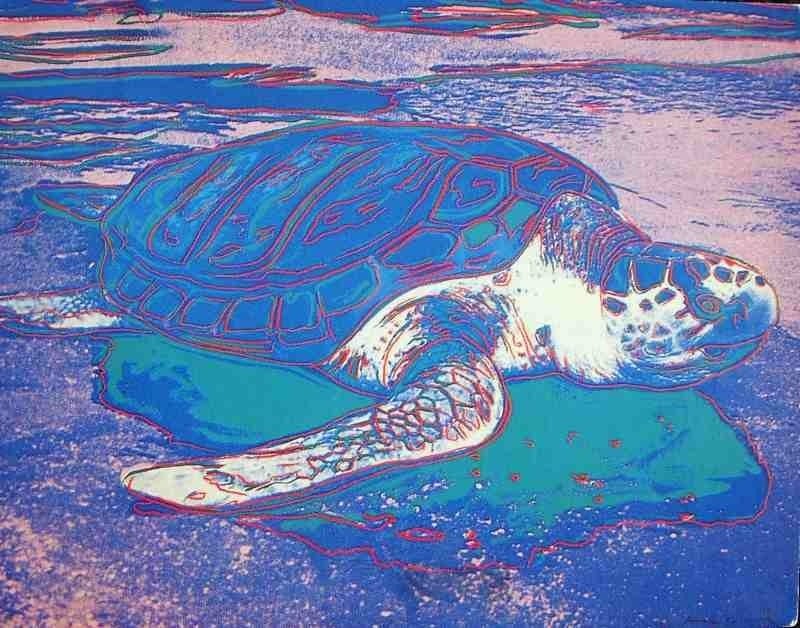 Turtle - Print by Andy Warhol