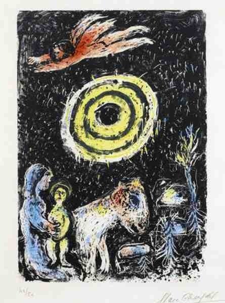 Winter Sun - Print by Marc Chagall