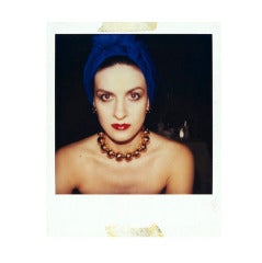 Paloma Picasso Polaroid Photograph