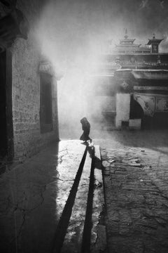 Photography - Tibet "Dawn" (black and white) - limited edition print, unframed