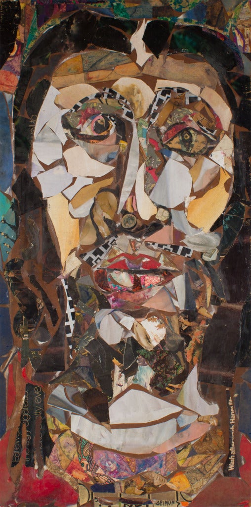 UNTITLED (COLLAGE OF A FACE)