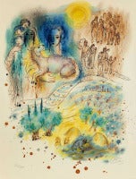 LAMB, CHILD AND VILLAGE