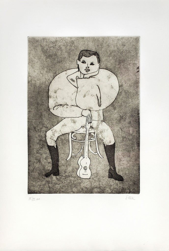 Genre: Other
Subject: Portrait, Guitar
Medium: Print
Surface: Paper
Country: United States
Dimensions w/Frame: 30