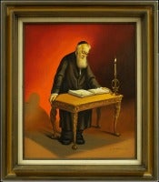 Oil Painting of Rabbi