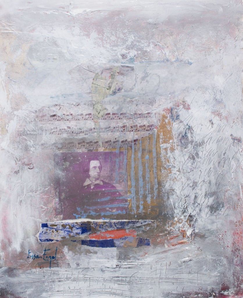 "LISZT I" Mixed Media Collage