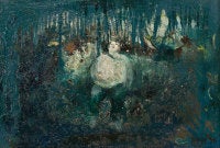 UNTITLED (FIGURE IN THE FOREST)