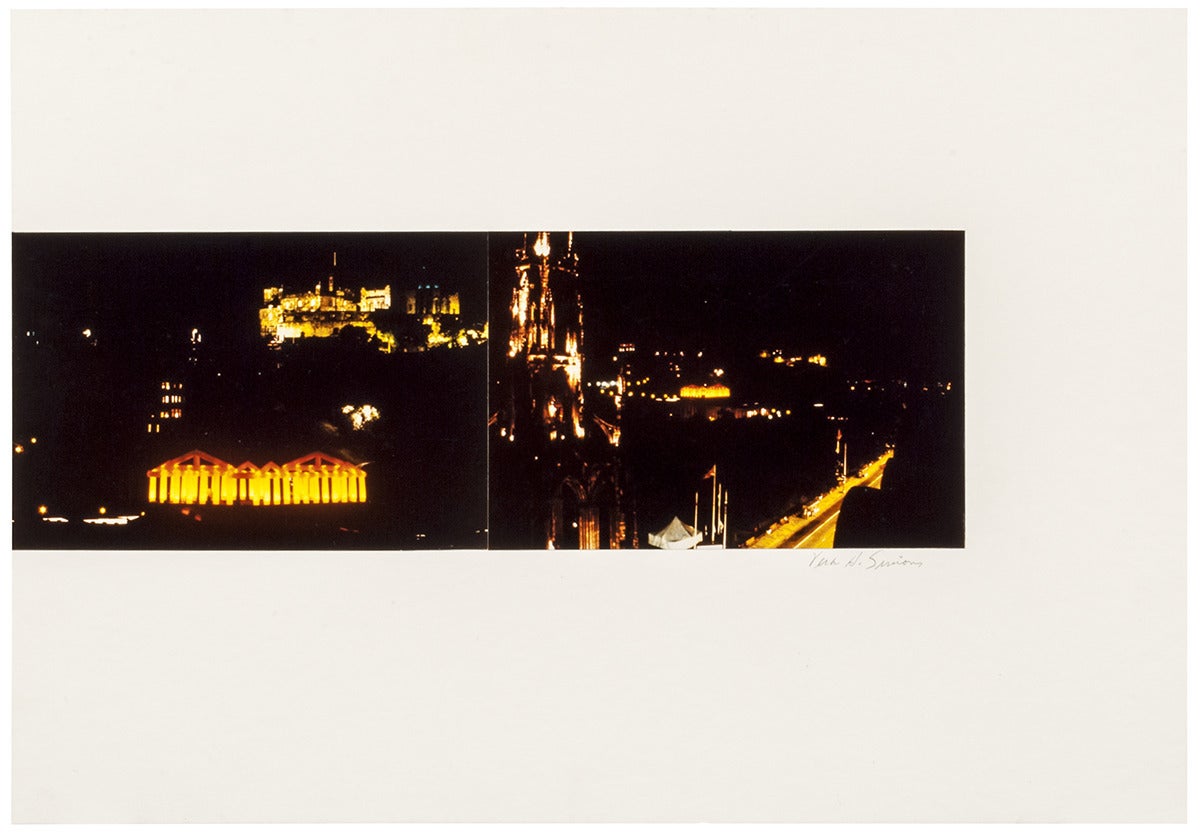 AERIAL CROWN AT NATIONAL GALLERY OF SCOTLAND, EDINBURGH - Modern Photograph by Vera Simons