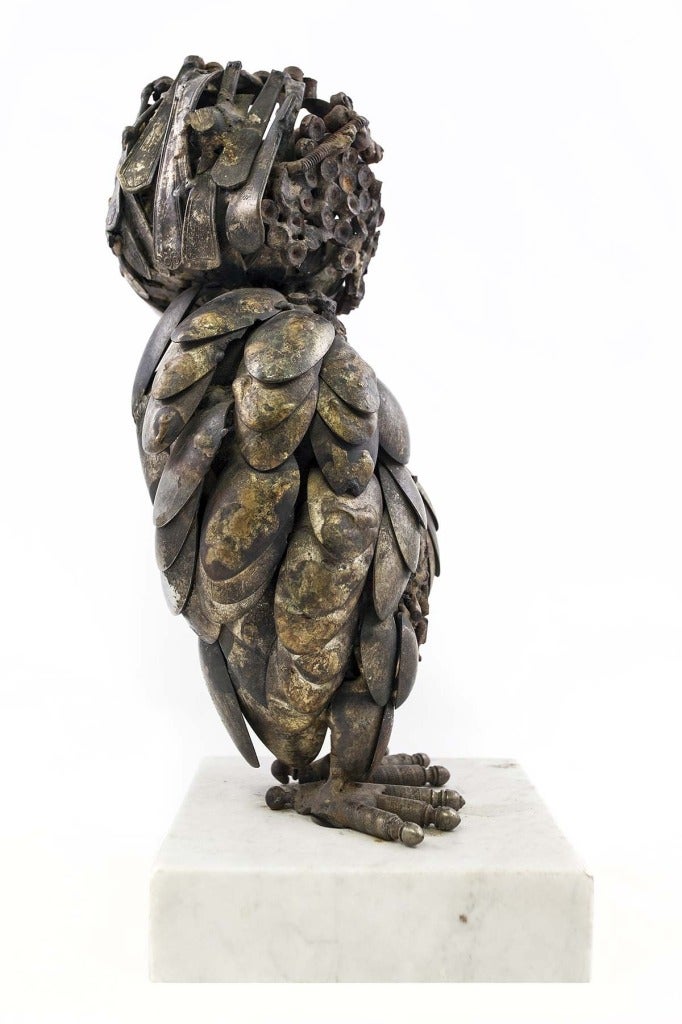 Mexican Brutalist Animal or Bird Form Sculpture, Owl