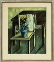 "Fleurs" Vase On A Chair