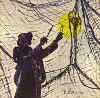 P Bacon - Fisherman with Nets Used Fisherman with Nets