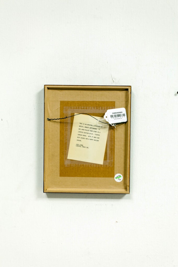 POP ART Hand-pulled from stone in a limited edition, Lithograph