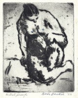 KNEELING NUDE WOMAN (ARTIST PROOF)