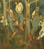 Untitled WPA artist "LYNCHING"