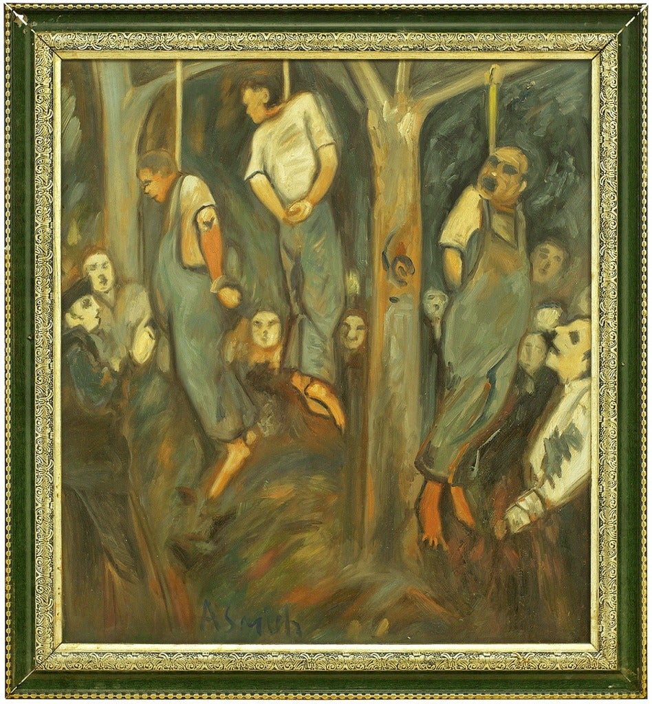 Untitled WPA artist "LYNCHING"