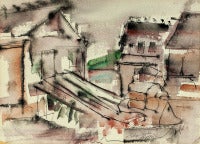 Untitled (Watercolor Houses)