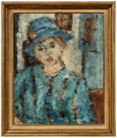 UNTITLED (YOUNG WOMAN WEARING A HAT)