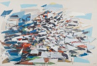 Untitled (Abstract Triangles Composition)