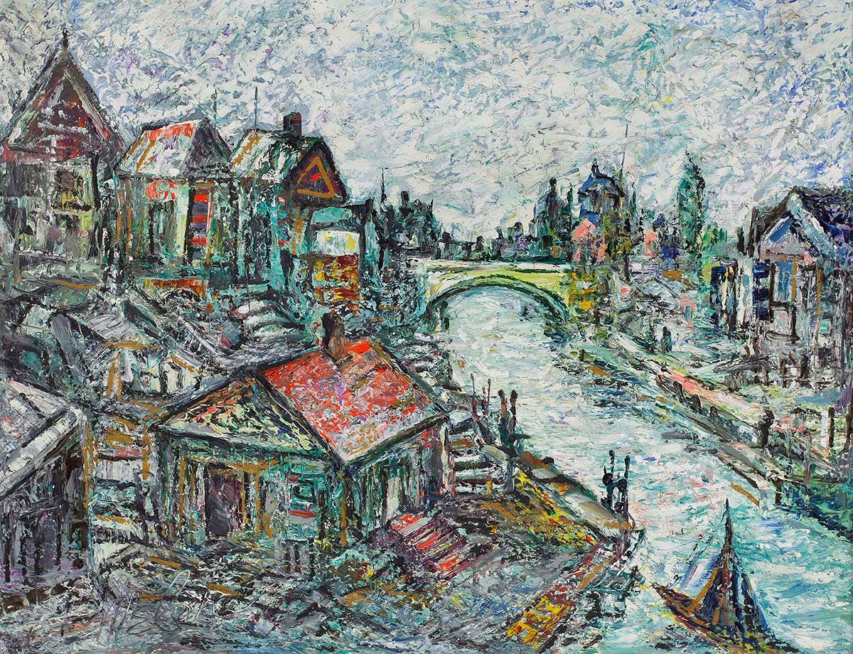 UNTITLED (ABSTRACT CITYSCAPE)