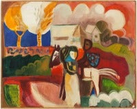UNTITLED (KNIGHT ON A HORSE AND WOMAN)