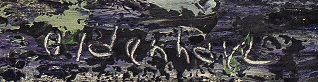 SIN TÍTULO (PAISAJE URBANO IMPRESIONISTA) - Painting Impresionista de Arnoldus Oldenhave