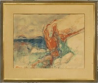 UNTITLED (ABSTRACT WATERCOLOR PAINTING)