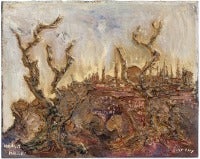 „OLIVE TREES IN JERUSALEM“ (EXPRESSIONIST LANDSCAPE)