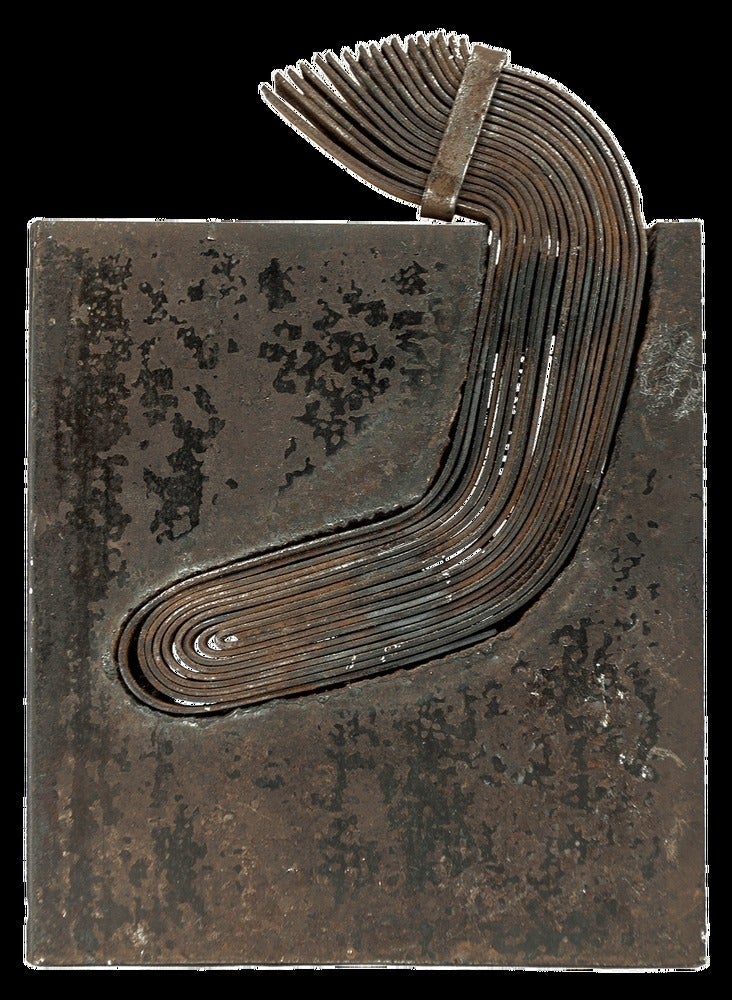 Genre: Modern
Medium: Metall
Oberfläche: Metall
Abmessungen: 6