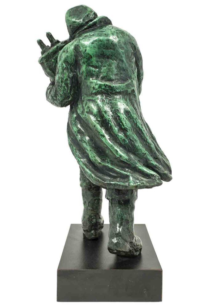Love of Torah (Bronze) - Expressionist Sculpture by Nicky Imber